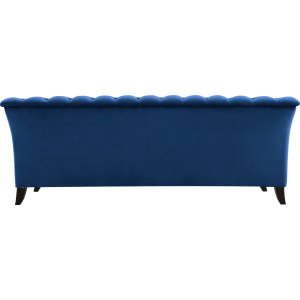 Soffa 3-sits Chesterfield Blå - Milton Soffa 3-sits Chesterfield Blå - Milton