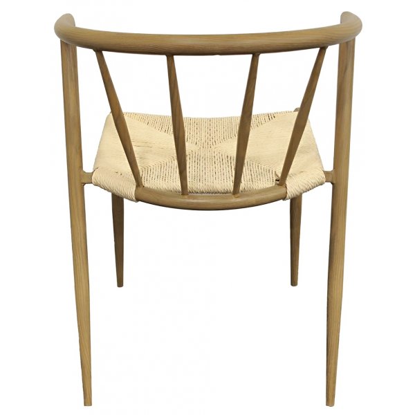 Stilren utestol i ekfinish med rep – Bella Stilren utestol i ekfinish med rep – Bella