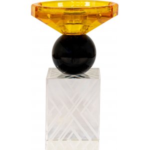 Bern ljusstake - Svart/amber