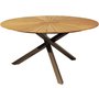 Maglehem runt matbord  Svart/teak