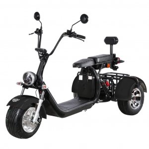 Elscooter Trehjuling - Svart - Elmopeder klass I, Elmopeder, Elscooters, Lekfordon &amp; hobbyfordon, Utelek