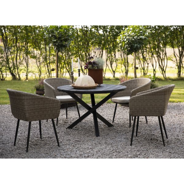 Puutarhatuoli - Asteri | luonnonvärinen keinotekoinen rottinki + Puhdistussuihke ulkokalusteisiin Puutarhatuoli - Asteri | luonnonvärinen keinotekoinen rottinki + Puhdistussuihke ulkokalusteisiin