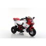 Elmotorcykel fr barn - FB-6187 Vit/Rd