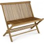 Trädgårdssoffa Hopfällbar Teak 100x47x89 cm - Saltö Trädgårdssoffa Hopfällbar Teak 100x47x89 cm - Saltö