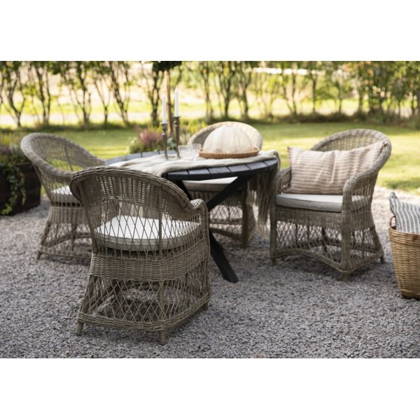 Marbella lænestol i rattan - Natural Marbella lænestol i rattan - Natural