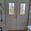 Kundbild Parytterdörr Helena - ytterdörr: Vi fick hem en väldigt fin pardörr...