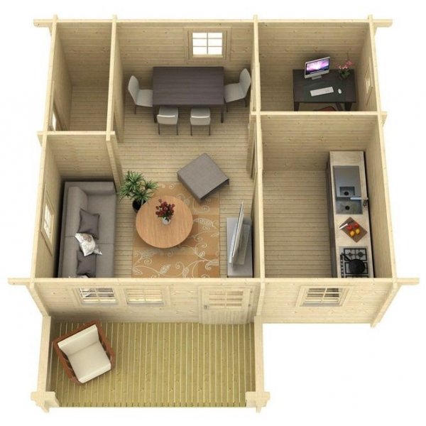 Fritidshus Bert - 28 m² Fritidshus Bert - 28 m²