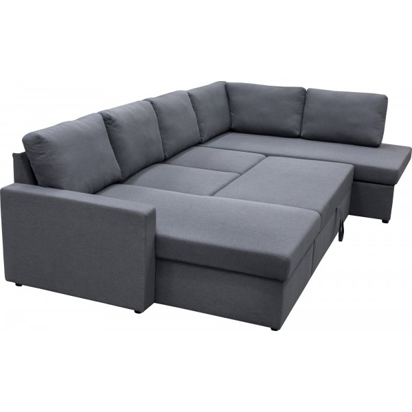 B�ddsoffa U-modell m�rkgr� - T�rn�
