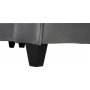 Sofa 250 cm bred mørkegrå fløjl 114 cm dyb Sofa 250 cm bred mørkegrå fløjl 114 cm dyb