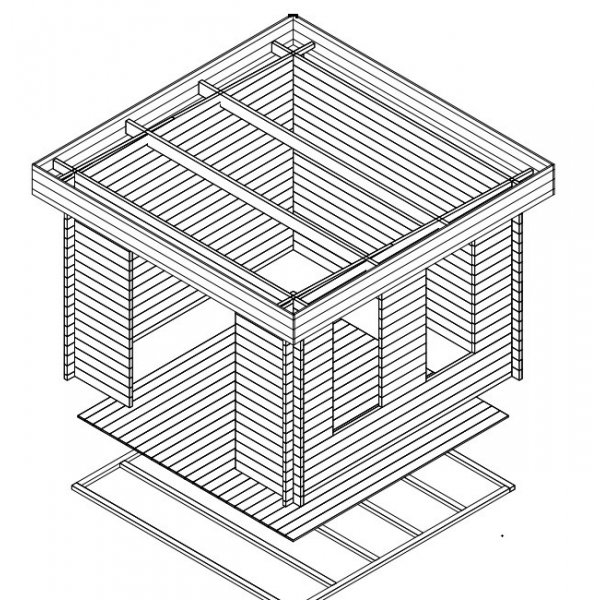 Friggebod Arne E - 10 m² Friggebod Arne E - 10 m²