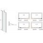 Frlngning till Prestige III - 6mm glas (20-50 cm)