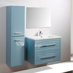 Läs mer om Badrumsmöbler MF-1811 - Tvättställ med spegel - Badrumspaket, Badrumsmöbler