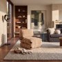 1 Klappbarer kleiner Sessel mit Bettfunktion, 80 cm - Einfaches 1-Sitzer-Sofa - Kamelfarbener Cord