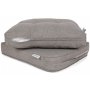 Hjrnesofa Bergamo med lnestol & bord - Beige/beige meleret