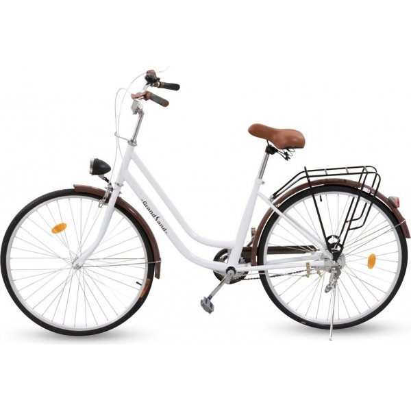 Damcykel Classic 26\\\" - Vit & brun