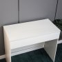 Sminkbord vitt med f�rvaring 90 cm bred