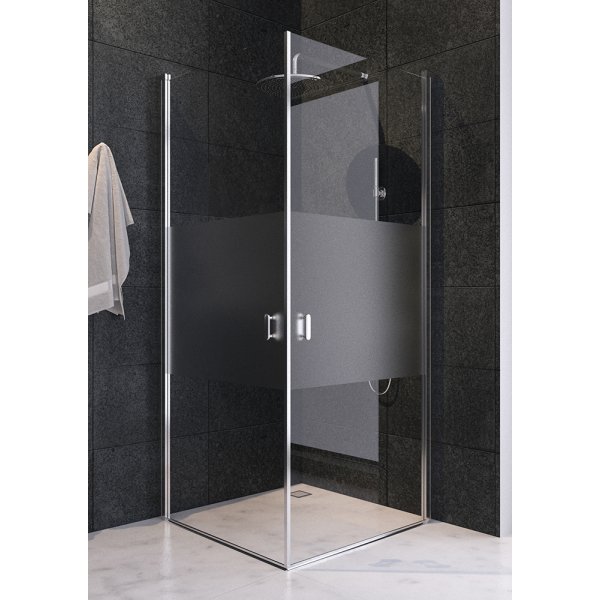 Duschecke Vesuvius - Chrom