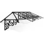 Canopia Lily French Entrtak 0,9 x 3,7 - Svart/klarglas