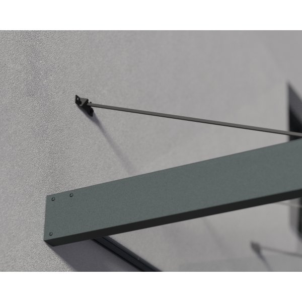 Canopia Sophia Klar XL Entrtak 1,4 x 4 - Mrkgr/klarglas