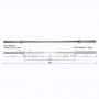 Olympisk skivstng 28 mm grepp - 220 cm 20 kg