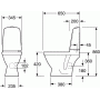 Gustavsberg Nautic 5510 2/4 l, P-ls, standardsits