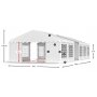 Partytlt Eco 1 i PE - 4 x 19 m