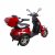 Promenadscooter med 4 hjul - Svart & röd 1000W