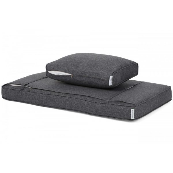 Modulsofa Mediolan med bord - Gr/mrkegr