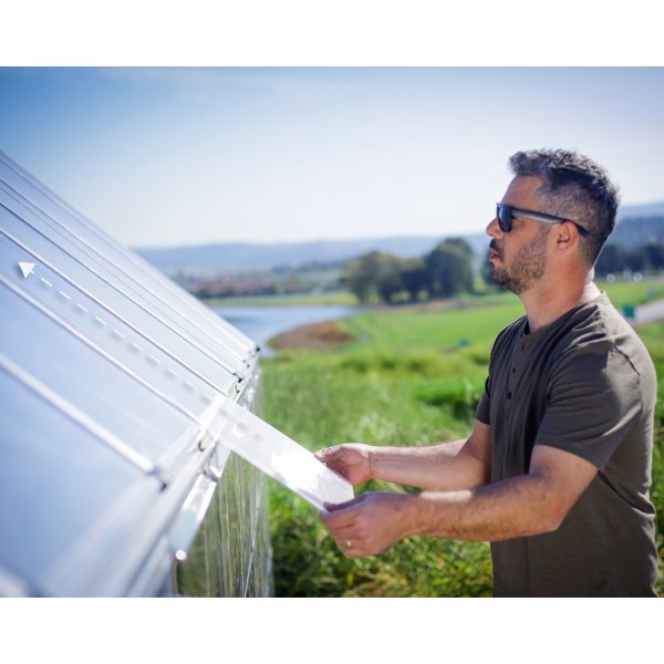 Canopia Balance Polycarbonat Drivhus 14,3 m² - Sølv Canopia Balance Polycarbonat Drivhus 14,3 m² - Sølv