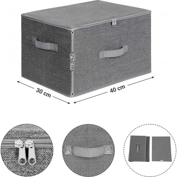 Leonie f�rvaringsl�da, 3-pack - Gr�