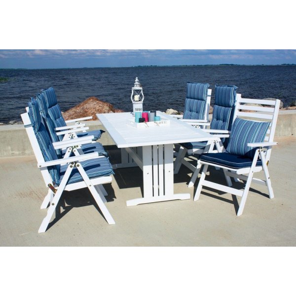 Båstad stillingsstol - Hvid Båstad stillingsstol - Hvid