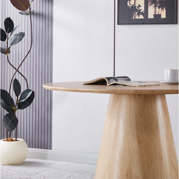 Moi runt matbord �100 cm - Ek