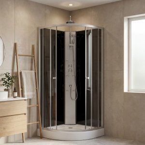 Duschkabin 90�90x220 cm | Helkapslad | Ravenor