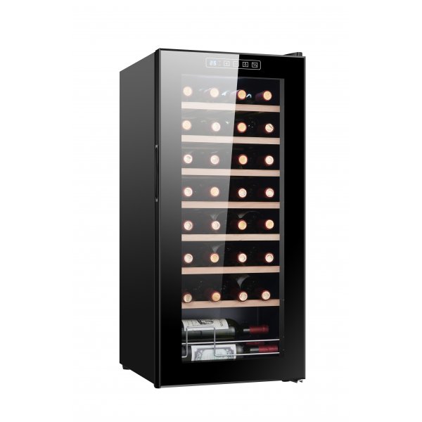 Vinkyl - Elegans | Rymlig | 32 flaskor | Kompressorkyld Vinkyl - Elegans | Rymlig | 32 flaskor | Kompressorkyld