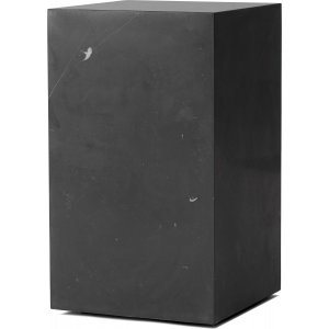 Sidobord 50 cm h�g - Svart marmor(laminat)
