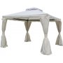 Lerhaga paviljongtak 3*3m  Vit