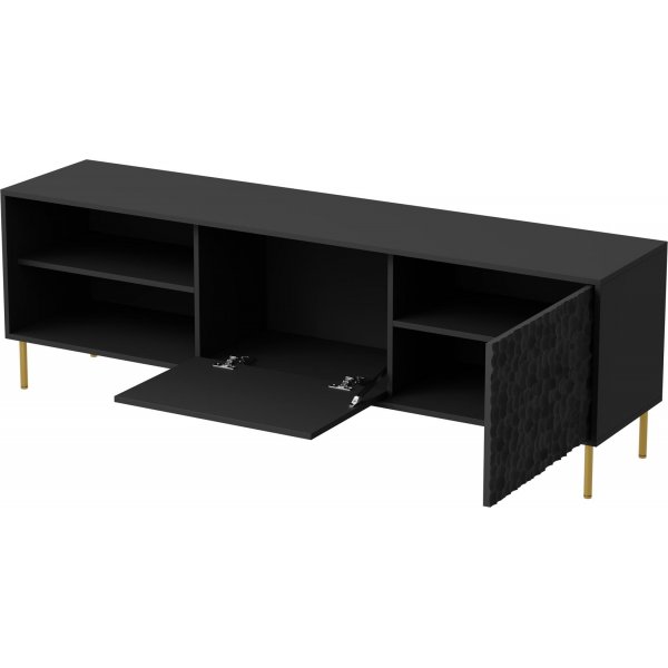 Bullet TV-b�nk - Svart/guld