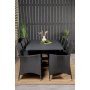Holma Matgrupp (160x100) - Svart - 8 Stolar