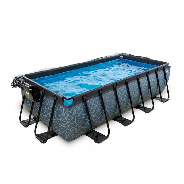 Pool 4x2 m Premium + Tag og varmepumpe Pool 4x2 m Premium + Tag og varmepumpe