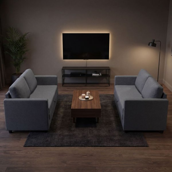 2-sits b�ddsoffa Mind - 139 cm - antracit