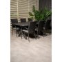 Ramsj Matgrupp (200x100) - Svart - 6 Stolar