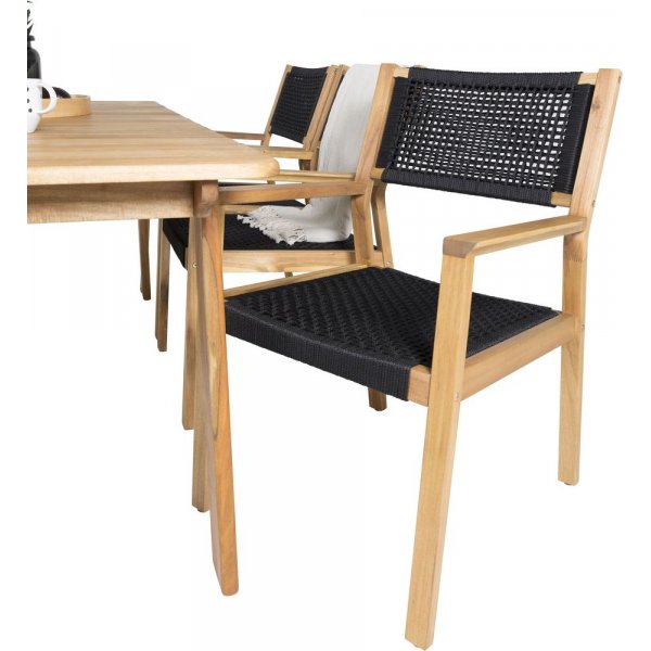 Malmby Matgrupp (180x90) - Natur - 6 Stolar Malmby Matgrupp (180x90) - Natur - 6 Stolar