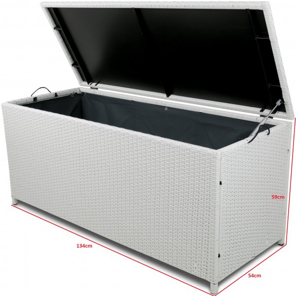 Alma tyynylaatikko valkoinen synteettinen rottinki