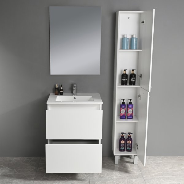 Badrumsmöbler Split - Vit Badrumsmöbler Split - Vit
