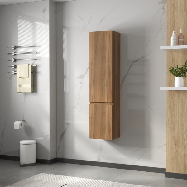 Højskab til badeværelse 150x35 cm | Vægmonteret | Paris Højskab til badeværelse 150x35 cm | Vægmonteret | Paris