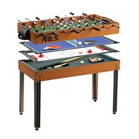 Spelbord med 4 spel - Biljard - Pingis - Bordsfotboll & Airhockey Spelbord med 4 spel - Biljard - Pingis - Bordsfotboll & Airhockey