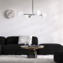 Lorea taklampa 1 - Svart/vit