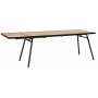 Fishbone till�ggsskiva 45 x 90 cm - Svart / Ek