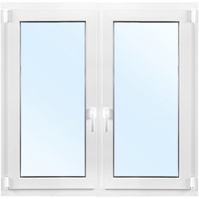 PVC-fönster - 3-glas - 2-luft - Inåtgående - U-värde 0.96
