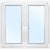 PVC-fönster - 3-glas - 2-luft - Inåtgående - U-värde 0.96